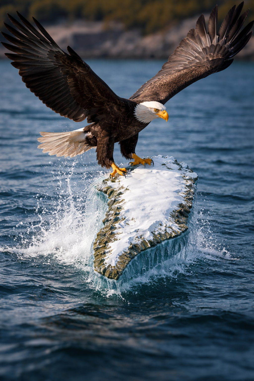 Eagle over Greenland